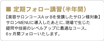 ■サロン専用アイラッシュコース